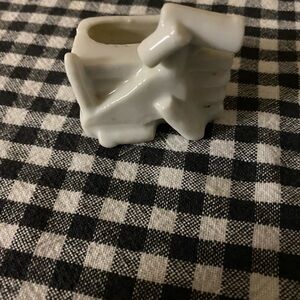 White Ceramic Decorative Piece